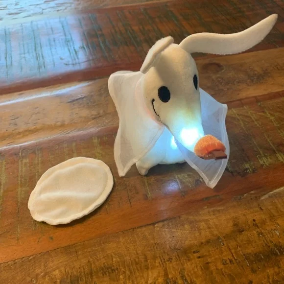 Disney Zero Nightmare Before Christmas Magnetic Shoulder Pal Plush Halloween nbc - Picture 1 of 8